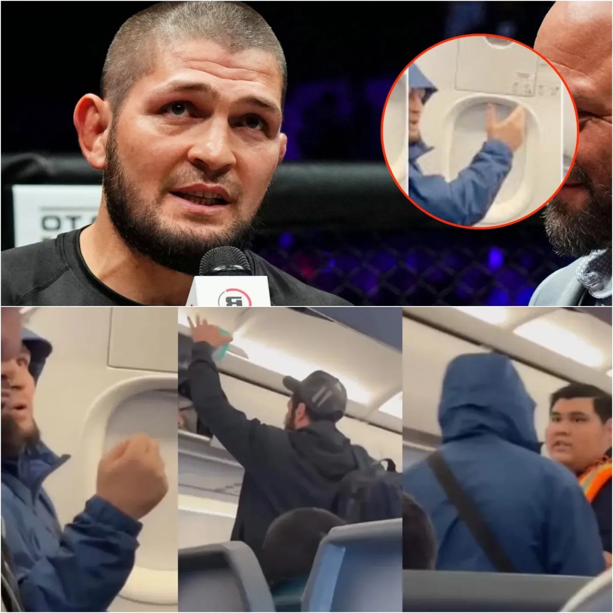 Khabib kicked off plane